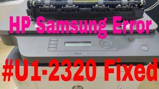 How to fixed HP Laser MFP 135a 137fnw 131 133 137 138 error code #U1-2320