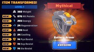 NEW ITEM MAXED - BATTERY ARMOR [SUPER MECHS]