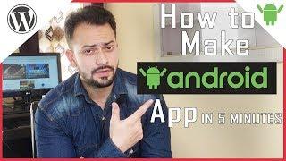 How to Convert WordPress website to a android app in 5 Minutes