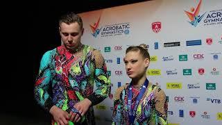 Interview gold medal winners MXP - Marina Chernova & Georgii Pataraia