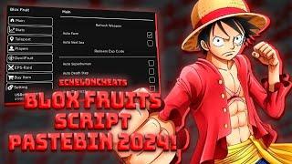 Use New Blox Fruits Menu! | Amazing [PASTEBIN 2024] | Blox Fruits Scripts! | Free Download In 2024!