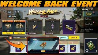 Extra Free Uc Event  Welcome Back Event  How To Get Return Event | Rename Card | Uc Trick Bgmi