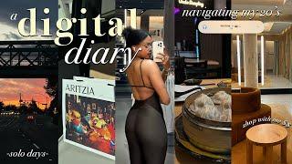 WEEKEND VLOG  | navigating my 20's + prioritizing alone time + shop w me $ + self care night + more