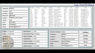 How to Create a School Management System with MySQL Database in Python - Full Tutorial