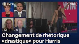 Panel américain : une fin de campagne difficile pour Kamala Harris