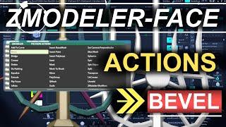 ZBrush - ZModeler Polygon(Actions) - "Bevel"