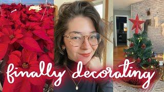 finally decorating for Christmas! | chit chatty decorating vlog