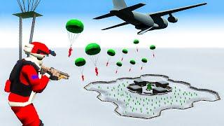 PARATROOPER INVASION To Save Christmas in Ravenfield!