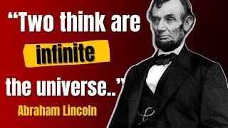 Abraham Lincoln – quotes that are really worth listening to | Wisdom ved | #1