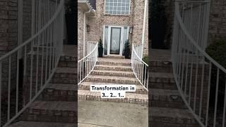 1 day front door transformation!  #diy #house #renovation #design