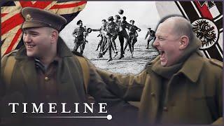 The Frontline Football Match Between Britain And Germany | WW1 Christmas Truce