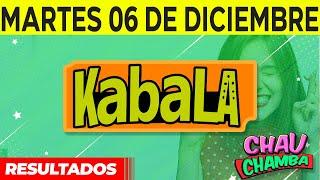 Resultado de kabala y Chau Chamba del Martes 6 de Diciembre del 2022