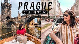 EXPLORING PRAGUE IN A DAY | Vintage Car Ride, Beer Spa, Boat Ride | Czech Republic Vlog #1