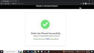 Ecommerce webiste part -5 using REST API | order page |