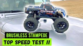 TOP SPEED TEST - BRAND NEW Budget “Onyx” POWER SYSTEM ($79.99) // Traxxas Stampede 2wd