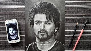 Vijay Thalapathy | Varisu | Drawing Vijay Thalapathy | Rahul official art