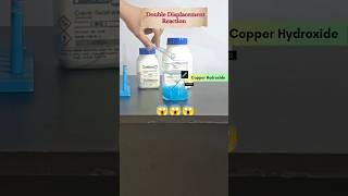 Double Displacement Reaction of Copper sulphate and Sodium hydroxide | #science #shorts