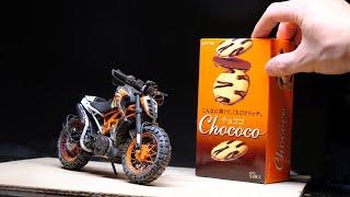 Hyper realistic paper art KTM DUKE 390/No modeling software,No machine.-Paper modelling-