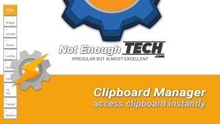 TASKER - Clipboard Manager