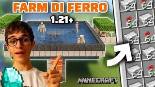 FARM DI FERRO Minecraft Bedrock 1.21+ : Facile, Veloce e Ultra Efficiente! | Iron Farm ITA
