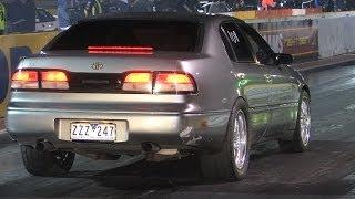 2JZ Toyota Aristo runs 10s