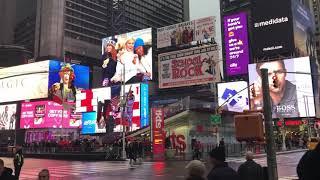 LITTLE VIDEO TOUR OF NYC TIMES SQUARE MANHATTAN