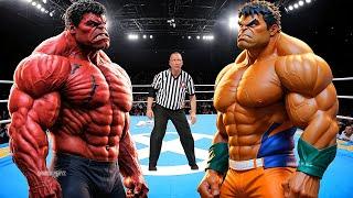 RED HULK VS ORANGE HULK - EPIC BATTLE