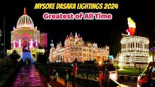 Dasara Lightings 2024  | Dasara Illumination | Mysore Dasara Magic | Mysore City Lights | Greatest