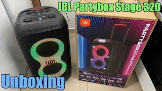 JBL Partybox Stage 320 kicsomagolás és bemutató