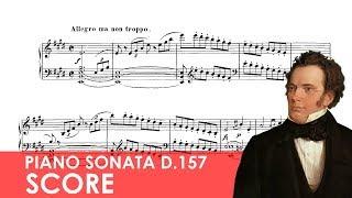 SCHUBERT Piano Sonata No. 1 in E major (D.157) Score