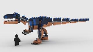 How to Build an Allosaurus from Jurassic World Dominion/Battle at Big Rock (MOC Instructions)