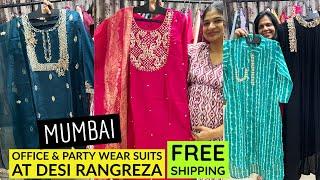 Beautiful Casual, office & Party Wear Suits & Kurtis at Desi Rangreza, Mumbai. Free Shipping.