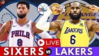 Philadelphia 76ers vs LA Lakers Live Stream Play-By-Play & Scoreboard