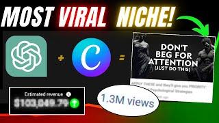 I Found The Most Viral FACELESS YOUTUBE NICHE! (Easy Made with AI)