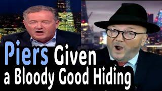 Piers Morgan decends to 'Phallus' size after being Belittled by George Galloway in Iran Debate