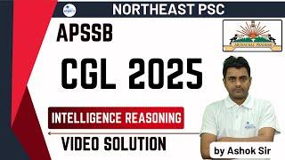 APSSB CGL 2025 I Intelligence Reasoning Discussion Set D I by Ashok Sir #cgl2025 #apssb