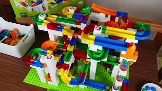 Largest Hubelino Marble Run Set - How good is it really? #hubelino #marblerun #legoduplo #toyreview