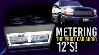 2 12" Pride Car Audio MONSTER Subwoofers - Metered on the Term Lab!