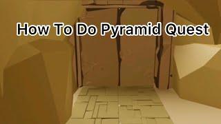 How To Do The Pyramid Quest In Roblox Fishing Simulator