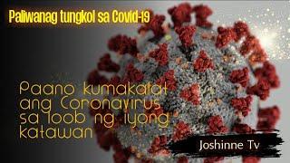 PAANO KUMAKALAT ANG CORONAVIRUS SA IYONG KATAWAN | JOSHINNE TV