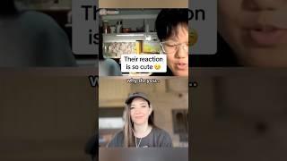 Their reaction is so cute ️ | #chinesereaction #learnmandarin #ometv