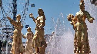 THE FRIENDSHIP OF PEOPLES FOUNTAIN IN MOSCOW. ФОНТАН ДРУЖБЫ НАРОДОВ В МОСКВЕ. #Moscow #fountain