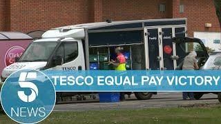Tesco workers win legal argument in equal pay dispute | 5 News