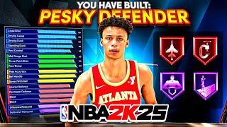 This 6'4 "PESKY LOCKDOWN" DEFENDER is BROKEN in NBA 2K25! BEST META LOCKDOWN GUARD