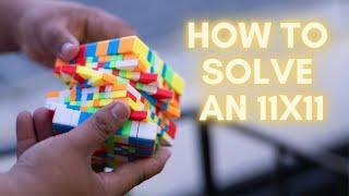 How To Solve An 11x11 Rubik's Cube | The Cubing Bear