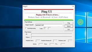 PingUI Tool For Windows