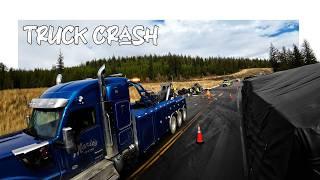 Truck Crash  Snow  Ferry  Trapline Transport 