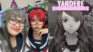 Aku cosplay AYANO DAN INFO CHAN sambil main Yandere Simulator