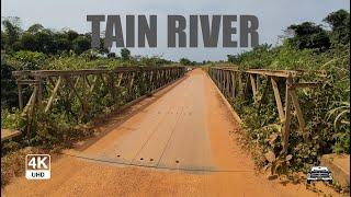 Tain River in the Bono Region of Ghana 4K