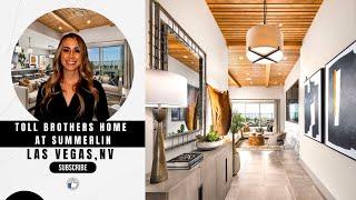 Estella Toll Brothers Home Tour at Acadia Ridge in Summerlin (Las Vegas, NV 89138)